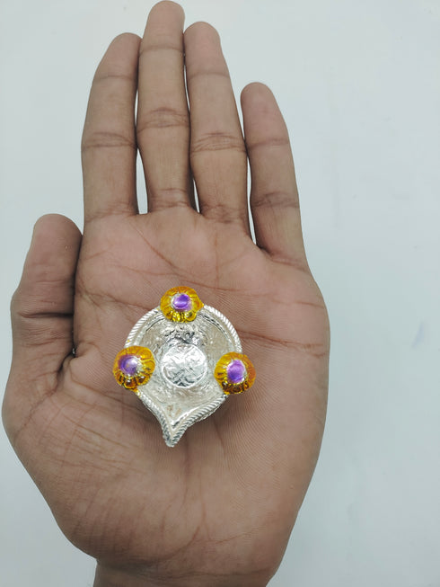 Pure Silver Fancy Diya 20.17g